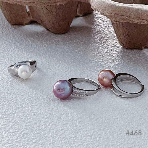 Freshwater Cultured Pearl Ring/ Colored Pearl Ring